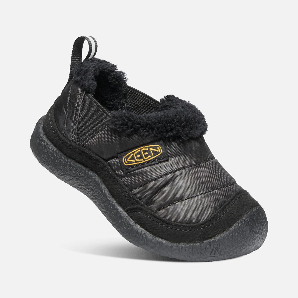 Zapatos Marca Keen Mexico Negros/Amarillos - Niños Howser Ii - MJ5301627